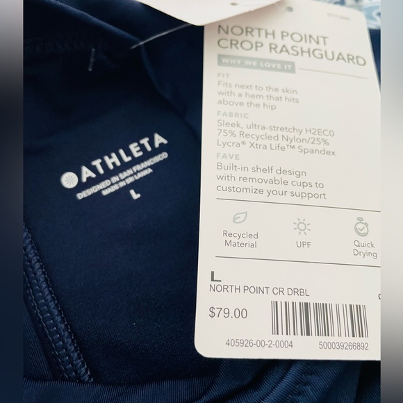 Athleta swimwear rashguard top - Picture 3 of 3